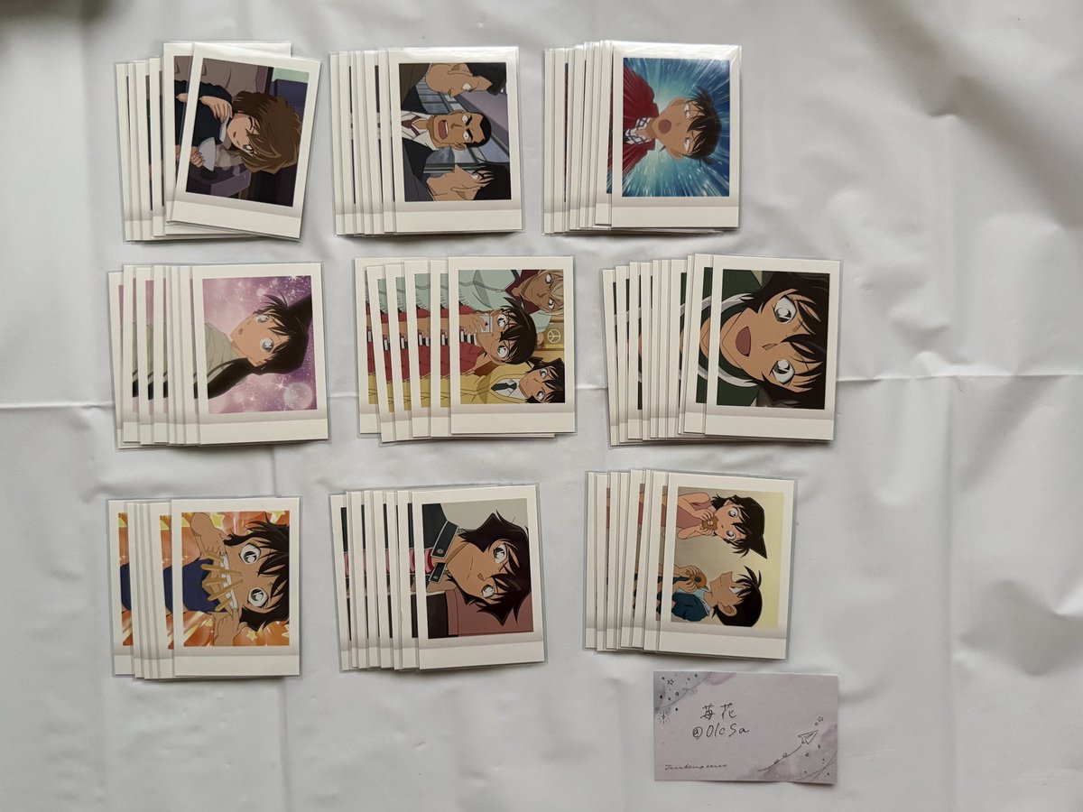 0lcSa's tweet photo. [ 交換･譲渡 ] 名探偵コナン ぱしゃこれ 第8弾 

譲￤画像参照

求￤画像5枚目松田or 1枚90円+送料
      ※箔押しは1枚110円

︎︎︎︎︎︎☑︎郵送でのお取引のみ
︎︎︎︎︎︎☑︎譲渡の際は絵柄毎又は10枚～

検索からでもお気軽にお声がけ下さい https://t.co/ruI4tZ0M0G
