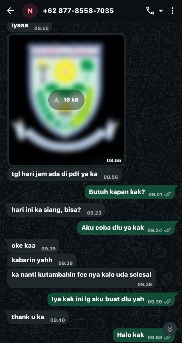 ajayyedobook's tweet photo. GAMAMPU BAYAR GAUSA PAKE JASA ORANG !!!! 

iya. salah gue gaminta DP dulu (maklum newbie)

#jokitugas #zonauang #maling #jokicanva https://t.co/xqfhPRVxpz