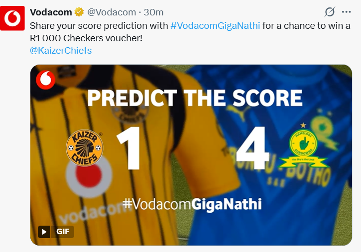 chiccofuzile's tweet photo. @Vodacom @KaizerChiefs #VodacomGigaNathi https://t.co/ww4xnNuF7z