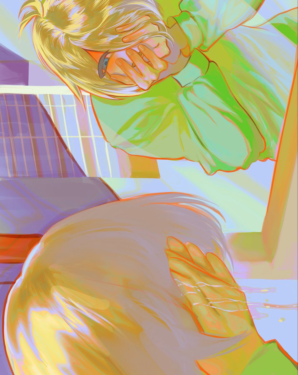 nopchaa's tweet photo. #deltarune #kris https://t.co/E1ujHe4WIE