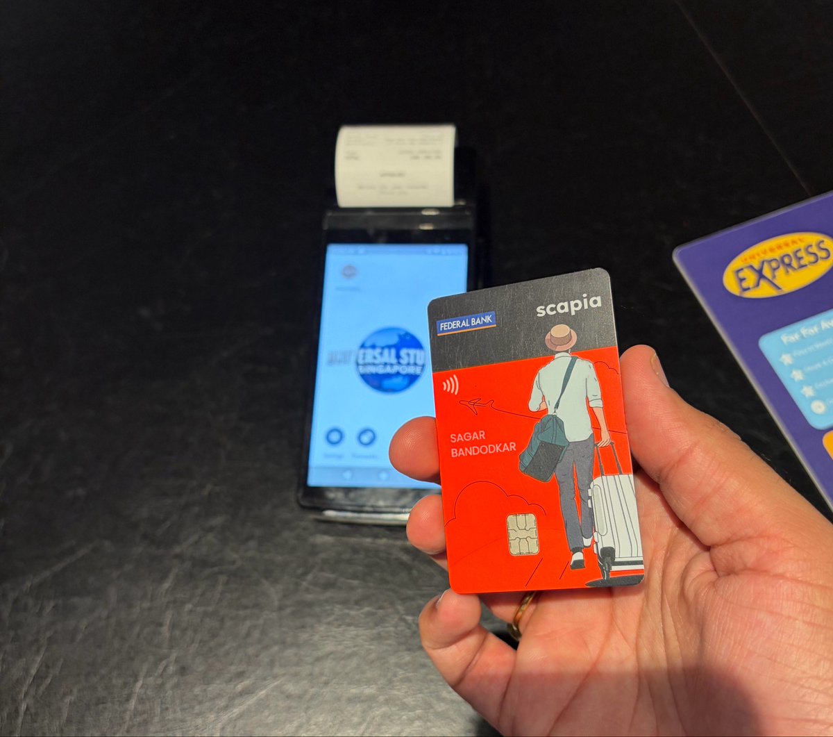 AmazingCreditC's tweet photo. Been using my Scapia Credit Card 💳 for almost every transaction on my current Singapore trip 🇸🇬 and literally faced 0 failures so far.

🔗 Apply: https://t.co/IBIfNJPhpQ

A must-have Lifetime Free Credit Card if you travel ✈️ with 0% forex markup 🌍

🎁 Get 1,000 Scapia Coins on approval.