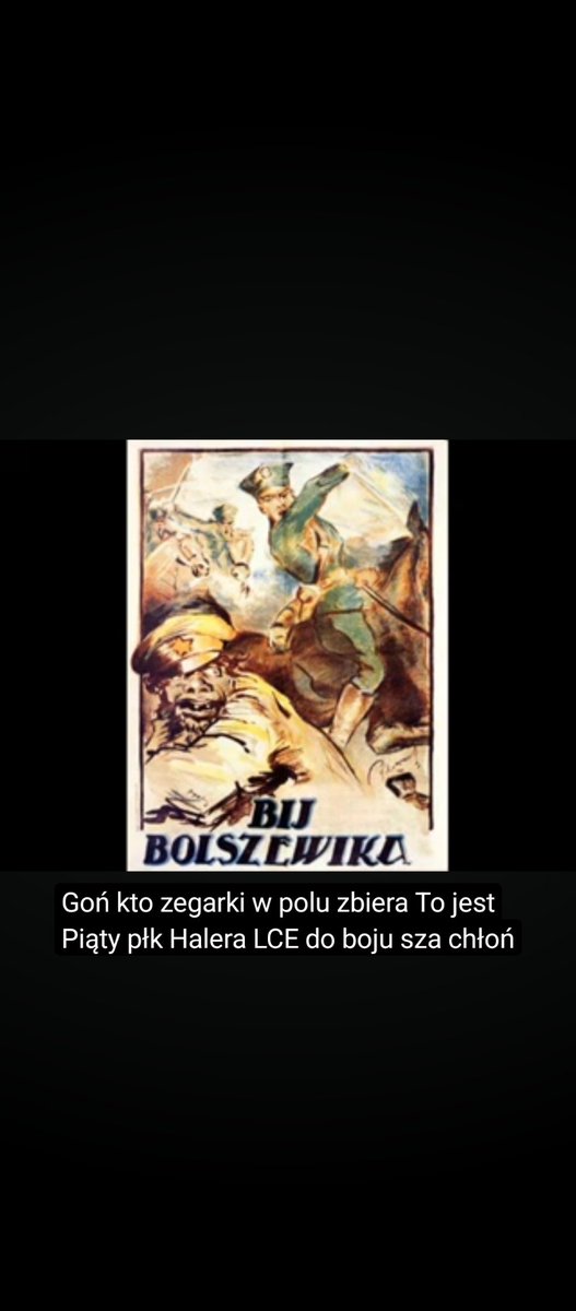 BaseejiImam's tweet photo. @tvp_info @tvn24 @FaktyTVN
15 sierpnia 1920 roku polska armia zatrzymała ofensywę radzieckiej Armię Czerwoną i dzięki temu Polska obroniła swoją niepodległośc.
Ta piosenka to słynne Zurawiejki - krótkie śpiewane wierszyki ułańskie.
https://t.co/Ep6592FU7I https://t.co/gikqlkPqw1