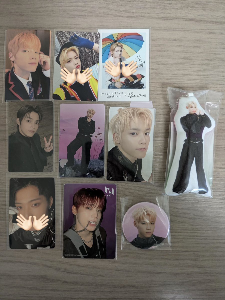 ___mjkf's tweet photo. INI交換

【譲】画像（リプに続きます！）

【求】藤牧関連
（KCON,カプセルトイ,035,108,DVD &amp;Blu-ray封入トレカなど）

郵送or 9月17日ドーム手渡し
お気軽にリプお待ちしております👐🏻💕 https://t.co/KezRJe0Xrq