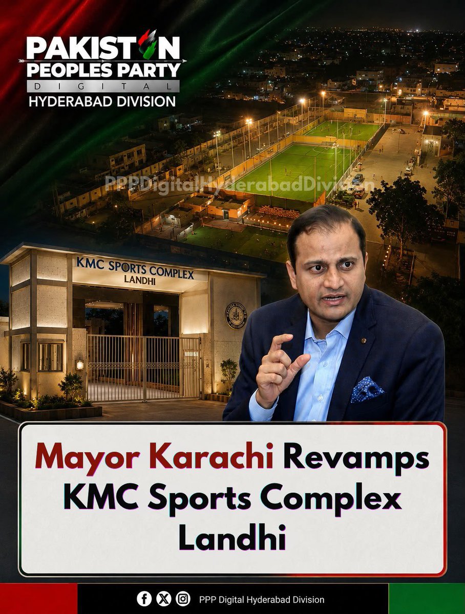 RazaAnsari76782's tweet photo. KMC Sports Complex at Landhi Karachi Revamped by Mayor Karachi @murtazawahab1 https://t.co/kT4xEK2qZs