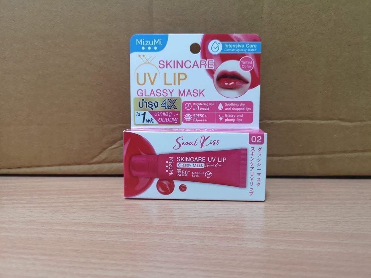 365onsale's tweet photo. Mizumi Skincare UV Lip Glassy Mask สี Seoul kiss ลิปมาสก์บำรุงริมฝีปากสีอมชมพูกันแดด ด้วย SPF50+ PA++++
วันหมดอายุ 5/2027 ราคาเต็ม 390
ขาย 80 บาท https://t.co/cJHUgVQ4Ia