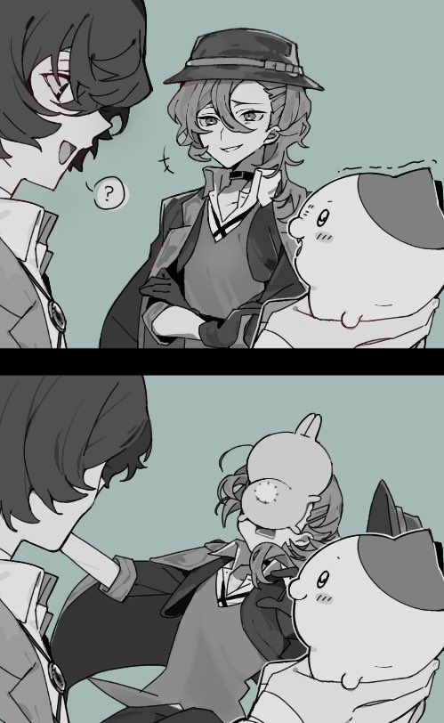 hosiina_22's tweet photo. ちいかわってこんな感じ…？
ですよね     　　　　　　 #文スト https://t.co/7KnZwvSeZj