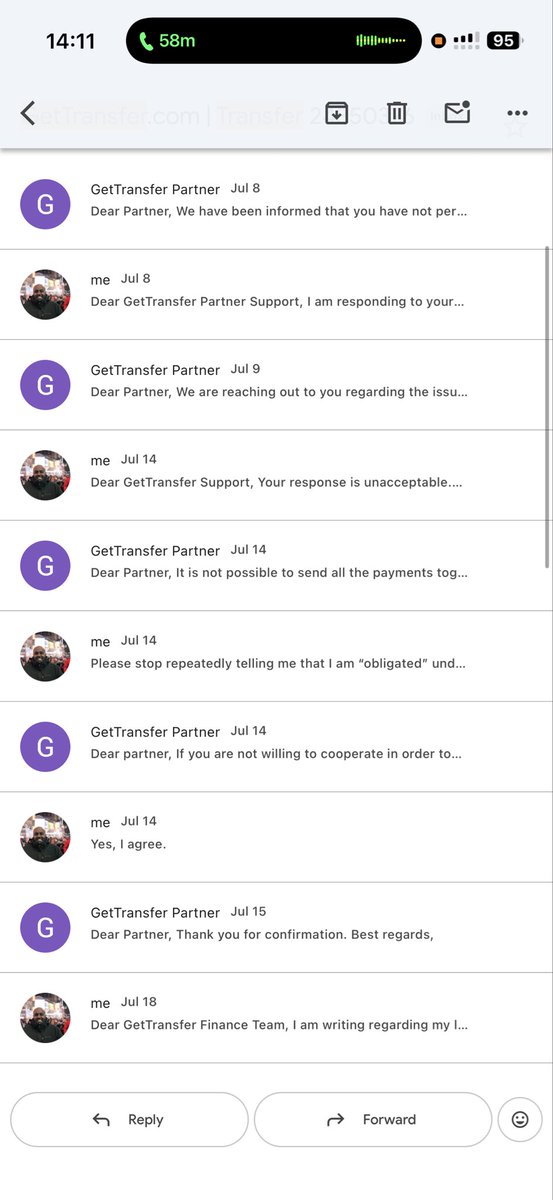 BasemToka's tweet photo. @GetTransfercom DO NOT USE THIS SERVICE THEY ARE A SCAM THEY NEVER PAY THE DRIVERS AND ALSO THEY NEVER REFUND THEIR PASSENGERS #GetTransferPayYourDrivers https://t.co/sVV8snR7DN
