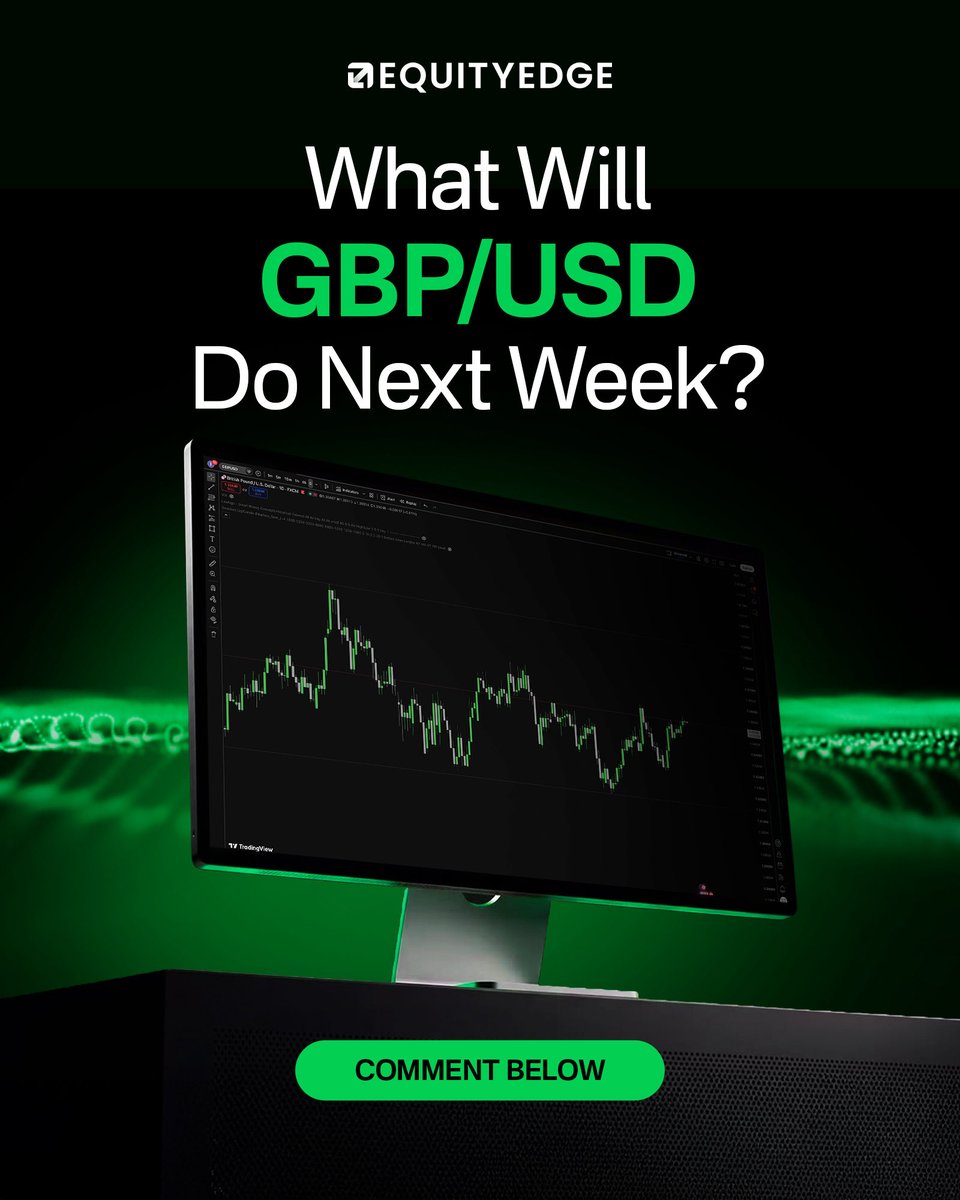 EquityEdgeUK's tweet photo. GBP/USD traders — what’s your call for next week? 👀📊

Cable rarely stays quiet for long, so where do you see the next opportunity forming?

Drop your view below:

📈 Bullish
📉 Bearish
↔️ Sideways

Bonus points if you share the level you’re watching and what would confirm the move for you.

👇 Comment your GBP/USD prediction below, then come back next week and see who read the market best.

Tag a trader whose GBP/USD analysis you’d back.