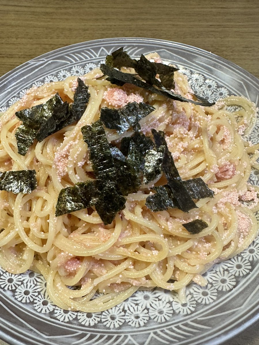 kyouchannel0715's tweet photo. たらこパスタを作りました https://t.co/ywPo0VTPkS