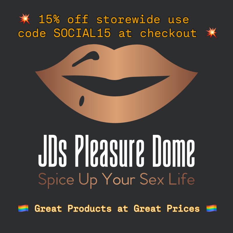 JDsPleasureDome's tweet photo. ๐ณ๏ธโ๐ Great Products at Great Prices ๐ณ๏ธโ๐ https://t.co/2ncTrWC5M9 ๐ฅ 15% OFF Storewide use code SOCIAL15 at checkout ๐ฅ #gay #gaystore #sale #adult #adultproducts #adultstore #bondage #fetish #bdsm #gaybondage #gayfetish #gaybdsm #gaytoys https://t.co/r3FocGjZxW