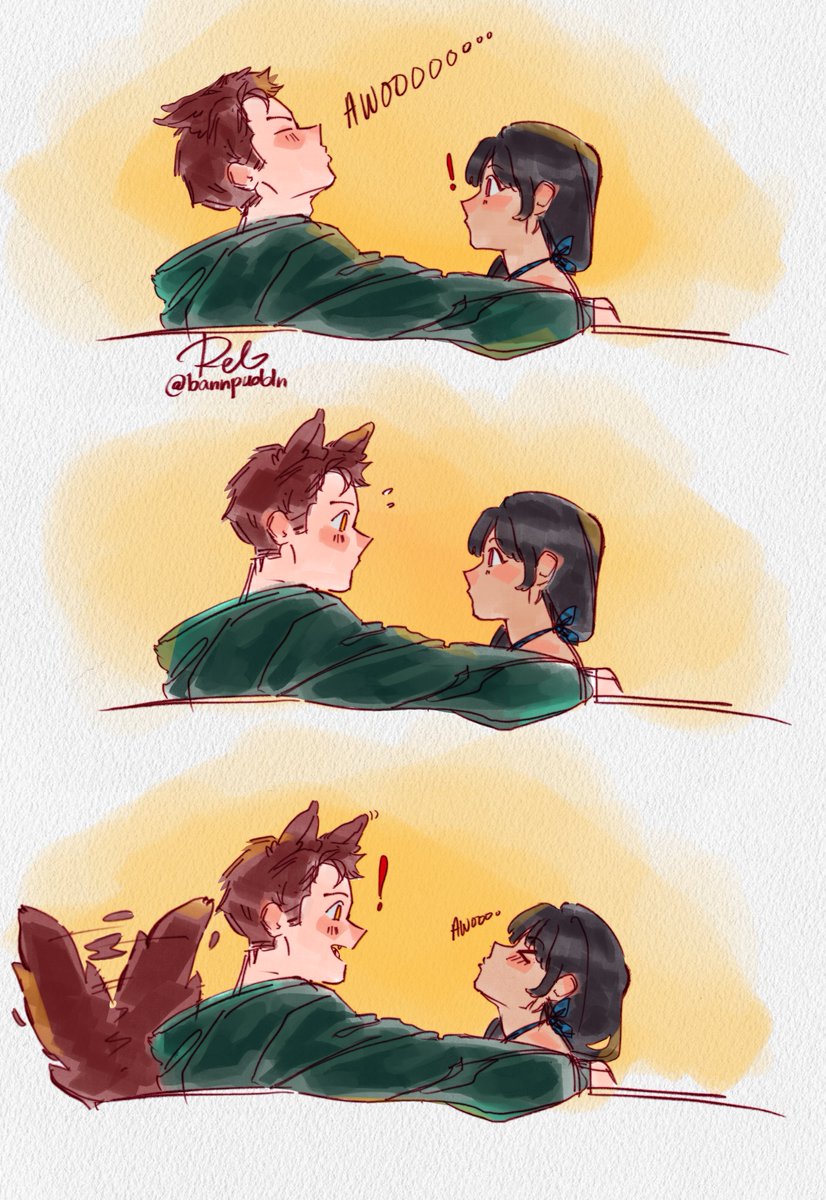 bannpuddn's tweet photo. awwoooooooo 

this was supposed to be for international wolf day but im late 2 everything oops
#BringValkoBack #ValkoIsLoved #NoValkoNoMoney #全世界都爱敖尹 #Valko https://t.co/k5QfXEG84C