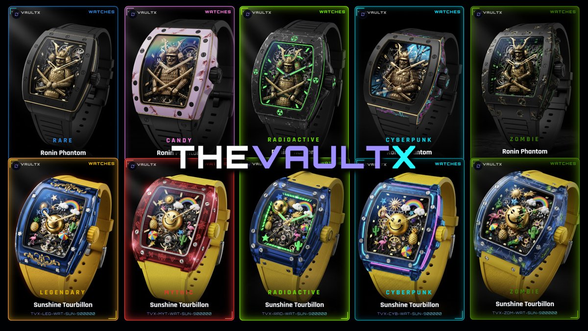 M_A_Rojas's tweet photo. The biggest challenge: Here’s a look at how visual layers scale by tier. 

I manually reviewed over 4,200 AI-generated assets to maintain strict visual consistency while keeping every single design recognizable.

That’s across all tiers, plus the 5 custom wear conditions built into each tier.

Combine that with unique chassis numbers, dynamic aura/shine effects, a clean UI, and a gamified platform averaging 8-minute session times, with massive upside from unreleased mechanics, and you get TheVaultX.

P.S. To deepen the lore and create a cohesive universe, every collectible gets an AI-generated description upon summon, making each item feel truly unique.

#IndieDev #GameDev #SoloDev #AI #Startup