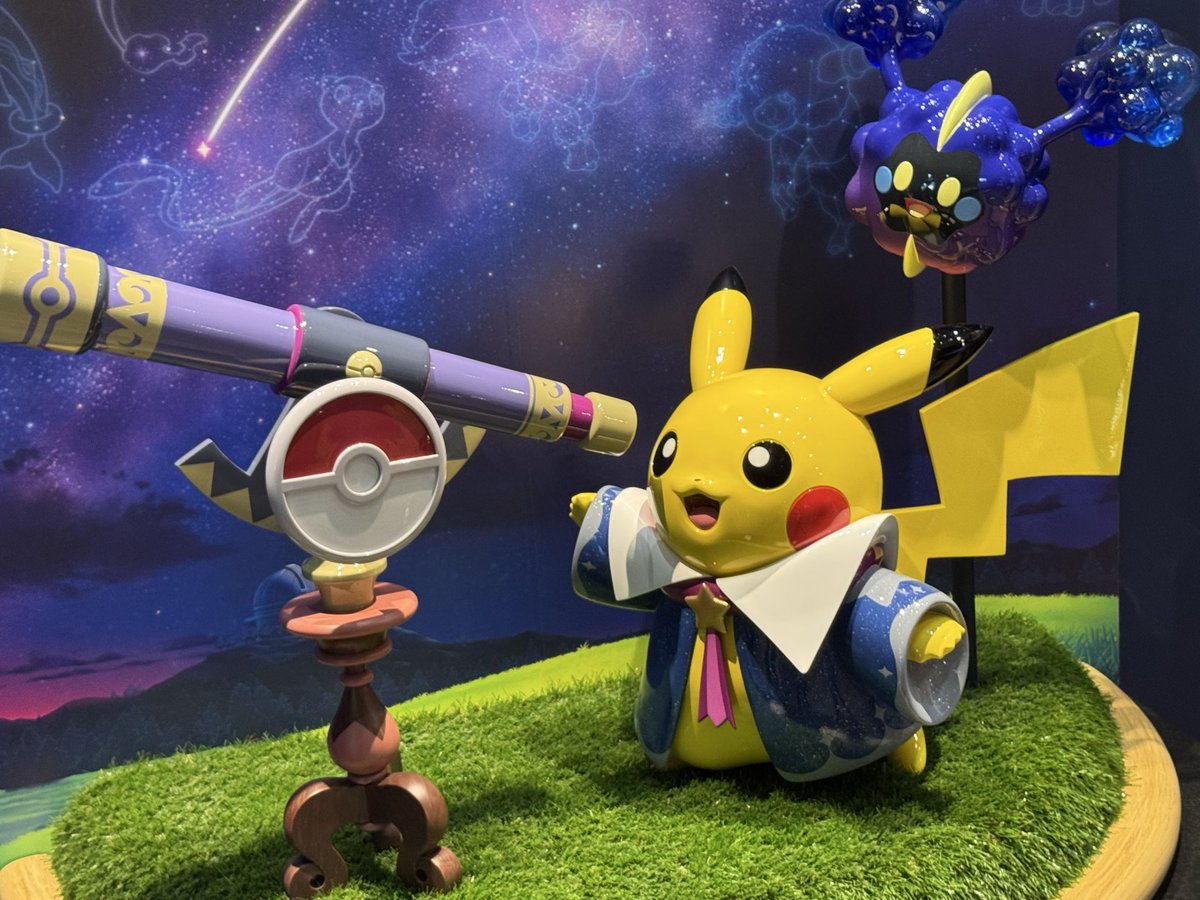 ___advan's tweet photo. 姪っ子とポケモン天文台へ https://t.co/m0Y3ScTJ2D