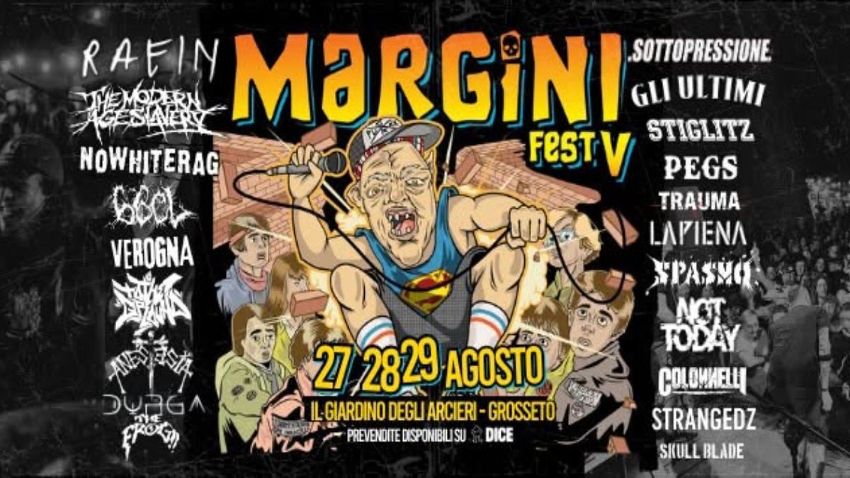 AllternativeIT's tweet photo. 27 – 28 – 29 Agosto 2026 
ＭＡＲＧＩＮＩ ＦＥＳＴ ５

@margini_fest 
@punkadeka  #punkmi #punk4freep4f 
at #ilgiardinodegliarcieri #Grosseto 
#marginifest #hardcore #punk #metal @madkime 
____
𝒐𝒏 𝑨𝑳𝑳𝒕𝒆𝒓𝒏𝒂𝒕𝒊𝒗𝒆 >>  https://t.co/Tw2mOp19eh
#music #allternative_it https://t.co/YAMenoxXJF