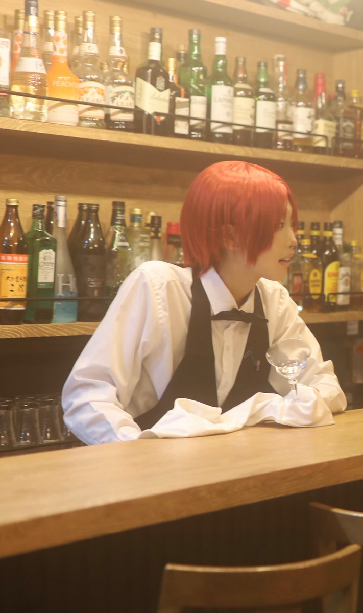 INU_____cos's tweet photo. #ストグラ仮装 
⚠︎︎一部キャラクターエンド済⚠︎︎

＿＿『 天界Bar 「konata」 にて 』 https://t.co/6Daxh8cUcL