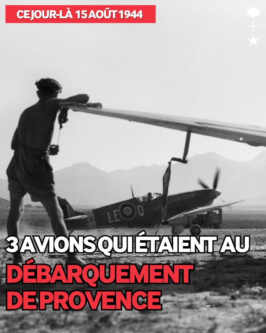 MuseeAirEspace's tweet photo. [#CeJourLà] Le 15 août 1944, les Alliés lancent le débarquement de Provence.

#2gm #mustang #thunderbolt #spitfire https://t.co/K73LcTM37E