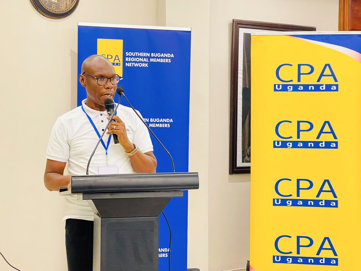 ICPAU1's tweet photo. HAPPENING NOW:
The launch of the Southern Buganda Regional Members Network is underway. 

CPA Ssali Ally, Interim Chairperson of the Southern Buganda Regional Members Network, emphasised the need for accountants to evolve beyond traditional number-crunching roles and become trusted business advisors, analysts and custodians of financial information.

He highlighted mentorship, professional networking, integrity and community engagement as key pillars of the newly activated network, with a vision of creating opportunities for young professionals to learn, connect and grow.

The network aims to build a strong membership base of 40 CPAs and 35 CPA students, while contributing to financial accountability and development across the region.

#WeCreateImpact
#Accountancy 
#ProfessionalGrowth