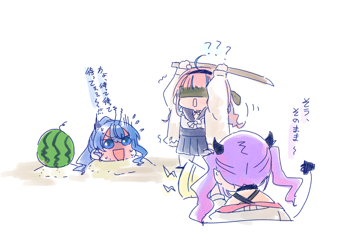 SakuyaT_illust's tweet photo. 🏖️🍉 https://t.co/xSH54slqVC