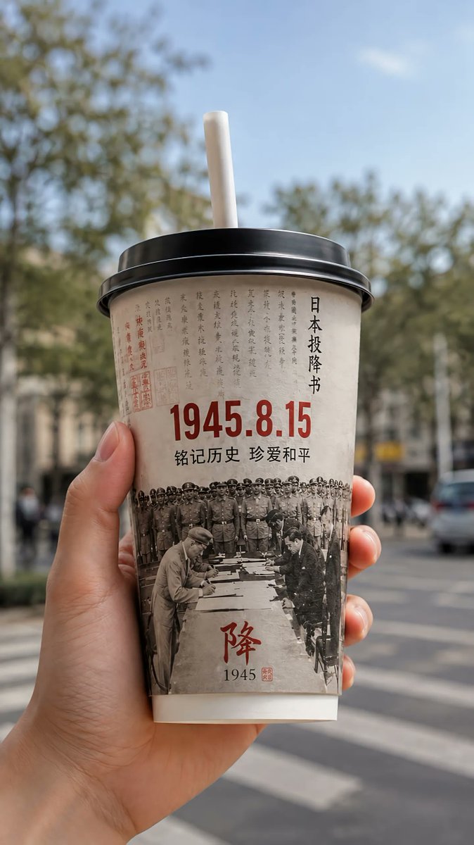 lily64033844's tweet photo. Inside: the present. Outside: history. On Aug 15, 1945, Japan surrendered. Remember the past. Cherish peace.
#UnconditionalSurrender #NeverForget #JapanSurrendered https://t.co/al8mIhCfwR