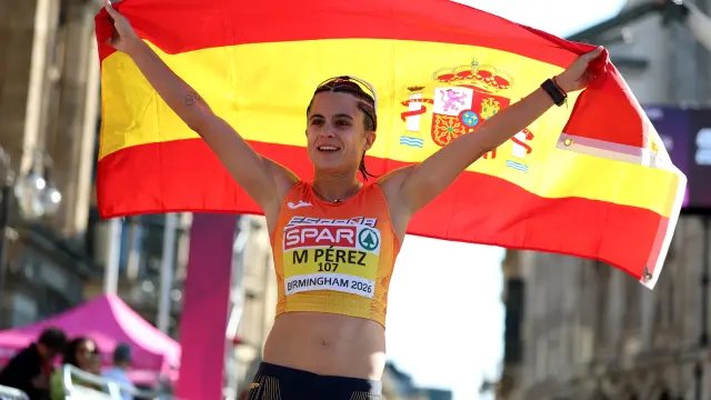 depominoritario's tweet photo. María Pérez, reina de España 🇪🇸 

🥇Europeo 2018 (20 km)
🥇Mundial 2023 (20km)
🥇 Mundial 2023 (35km)
🥈 JJOO 2024 (20km)
🥇 JJOO 2024 (Relevo mixto)
🥇 Mundial 2025 (35km)
🥇Europeo 2026 (M. Maratón)

Se merece mucho más reconocimiento, no tiene rival, gana sus pruebas por aplastamiento