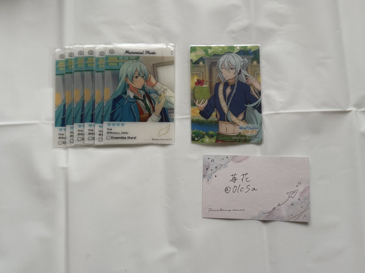 0lcSa's tweet photo. [交換･譲渡]あんさんぶるスターズ！ あんスタ ぱしゃこれ EMOKA エモカ P.A.shots!! ぱしゃっつ

譲￤天祥院英智 日々樹渉 伏見弓弦 姫宮桃李

求￤リプ欄の真緒 燐音 or 1枚30円+送料

◎郵送でのお取引のみ
◎譲渡の場合は絵柄毎又は10枚 https://t.co/kvmM7XlTFG