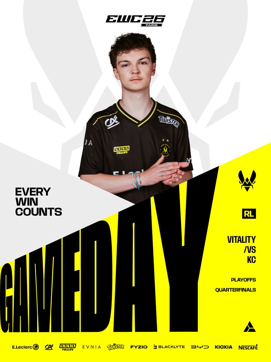 TeamVitality's tweet photo. Le match que vous attendiez

⏰ 19:15 CEST vs @KarmineCorp https://t.co/8qK24NlIl9
