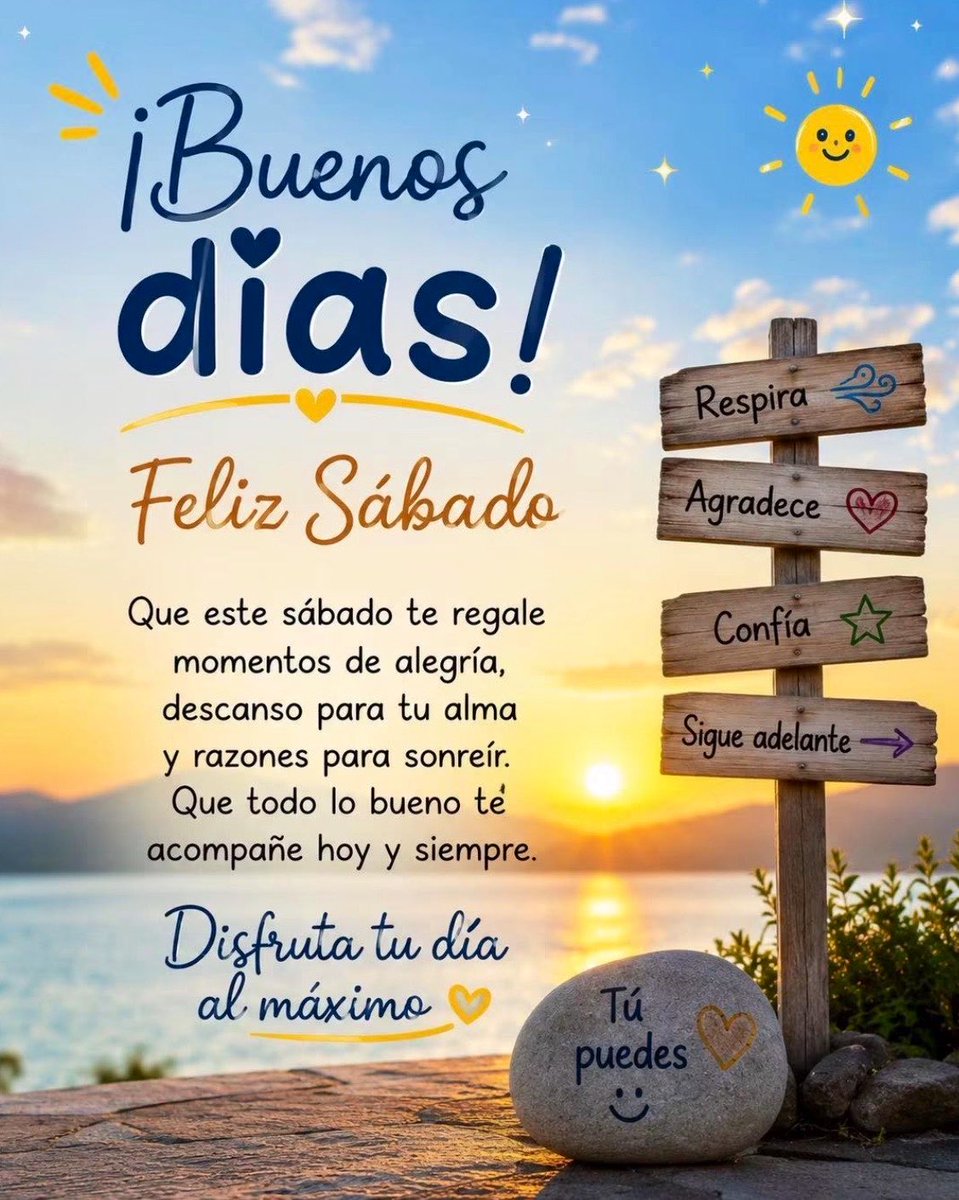 Silvita_Sorian0's tweet photo. Buenos días ☀️🫶🫶🫶

Que este sábado te abrace con serenidad, que el tiempo fluya sin prisas y que cada instante tenga sabor a paz. 

Que tu mente descanse de lo que pesa, que tu corazón se llene de esperanza y que recuerdes, con certeza, que todo lo que sueñas también sueña con encontrarte.

Feliz sábado!!!!