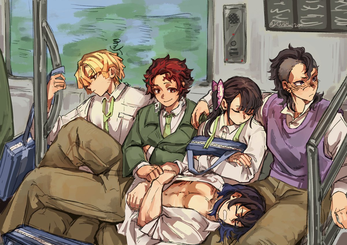 JustL1201's tweet photo. Going home from school
#kny https://t.co/4dqOAAg4Nb