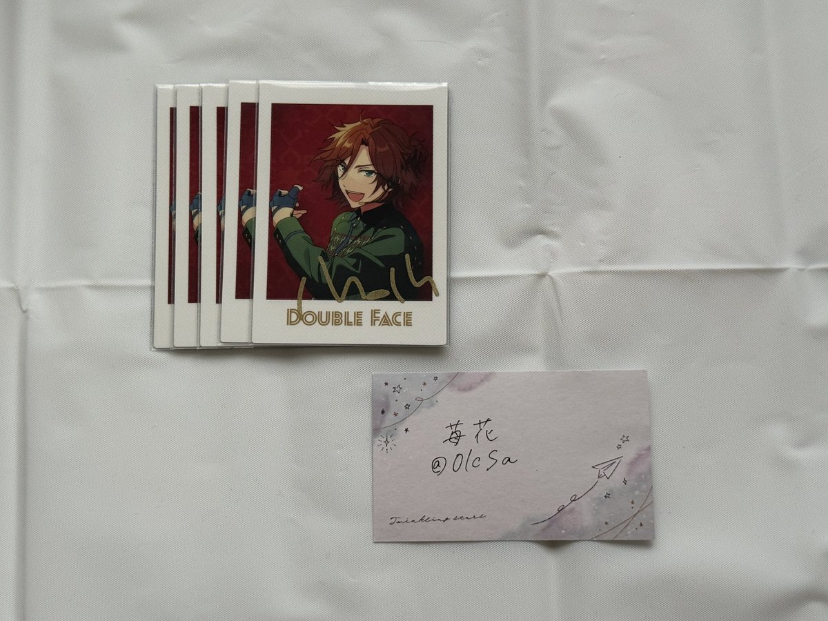 0lcSa's tweet photo. [交換･譲渡]あんさんぶるスターズ！ あんスタ ぱしゃこれ EMOKA エモカ P.A.shots!! ぱしゃっつ

譲￤逆先夏目 青葉つむぎ 春川宙 三毛縞斑

求￤リプ欄の真緒 燐音 or 1枚30円+送料

◎郵送でのお取引のみ
◎譲渡の場合は絵柄毎又は10枚 https://t.co/rei2SXP8jD