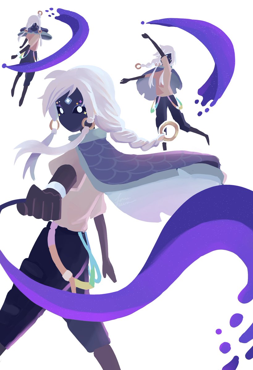 fanareera's tweet photo. Artgift for a friend~ @/ascaliarts on IG https://t.co/6TnMVrweR8