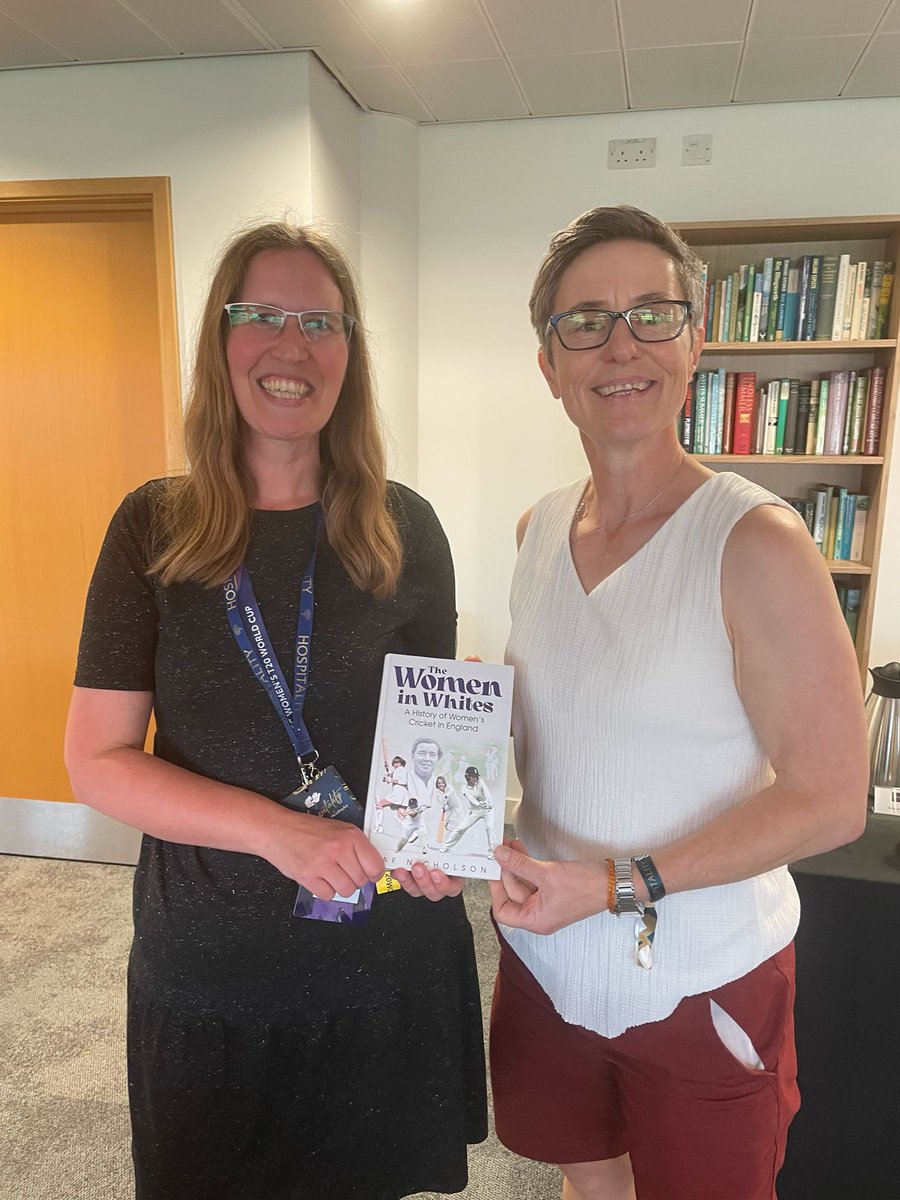 RafNicholson's tweet photo. I’ll be at The Hundred final tomorrow so if anyone wants their copy of my book The Women in Whites signed, or wants to buy a copy, please do message me 😊

It’s been great fun seeing it out in the wild this summer already - thanks for all the support 🙏 https://t.co/gOwyCnAUPu