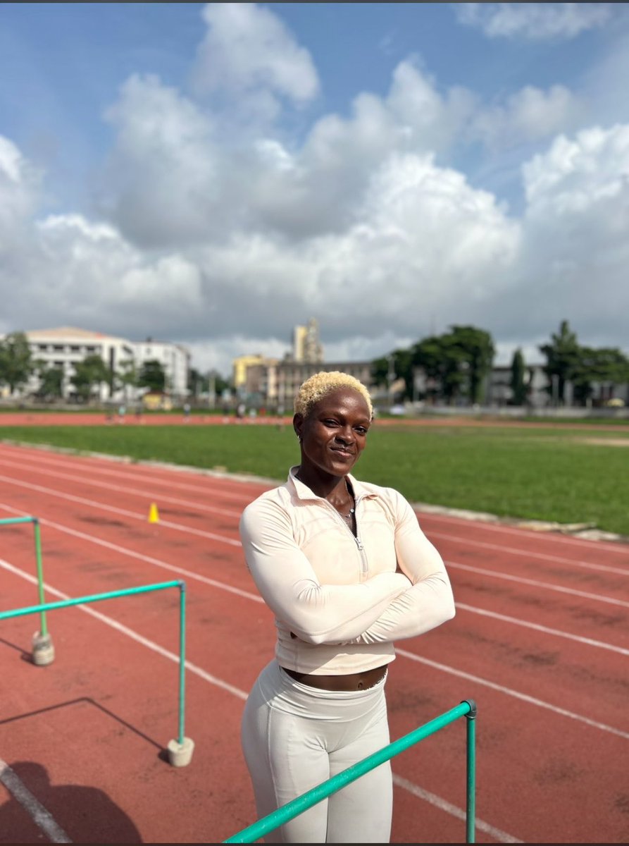 Bimbochan's tweet photo. Janet Sunday Deleme, the fastest homebased 100m hurdler 🔥 https://t.co/UR19S1onLq