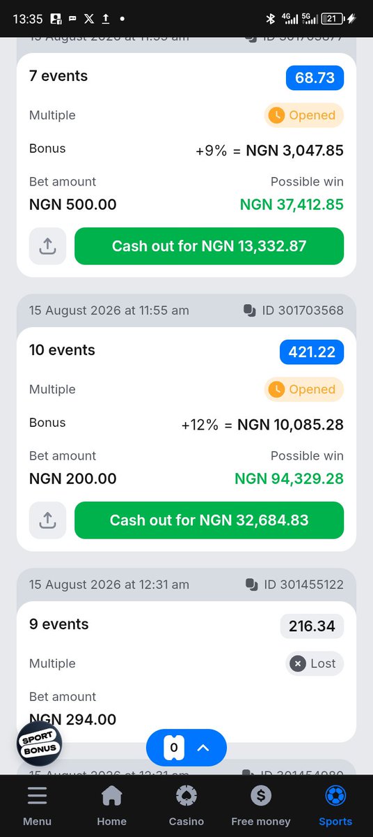 ogie74006's tweet photo. Boom 💥💥💥💥💥💥💥💥💥💥💥💥💥💥💥✅✅✅ 
After @BETLEADS won night games I tried mine and boom 💥 
Tha is boss for this Hugh encouragement to try mine ✅✅✅✅✅🏓🏓🏓🏓🏓 https://t.co/AyIbbYnoSk