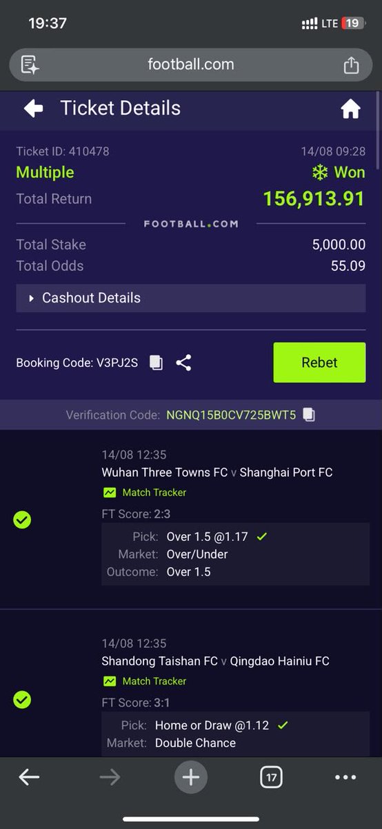 UNSTRANDED7's tweet photo. Booom 🎉🤯🎉💥55 odds in the 💼 https://t.co/O6QWrLQRsa
