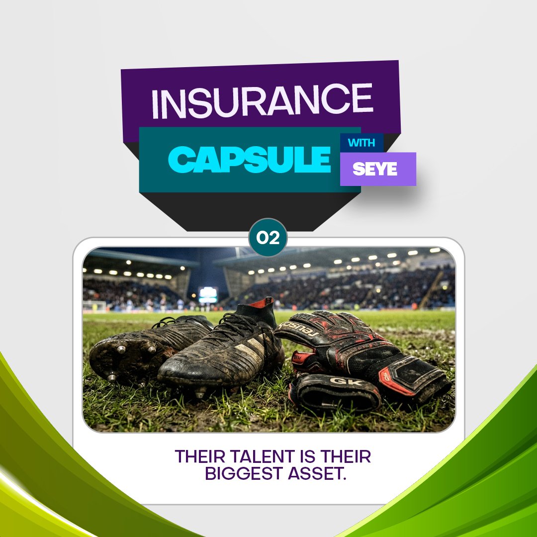 Insurancecap101's tweet photo. SWIPE 👉🏽 
Have you seen our recent episode on YouTube?
#insurancecapsule #football #sport #insurance https://t.co/uj49OqR7RG