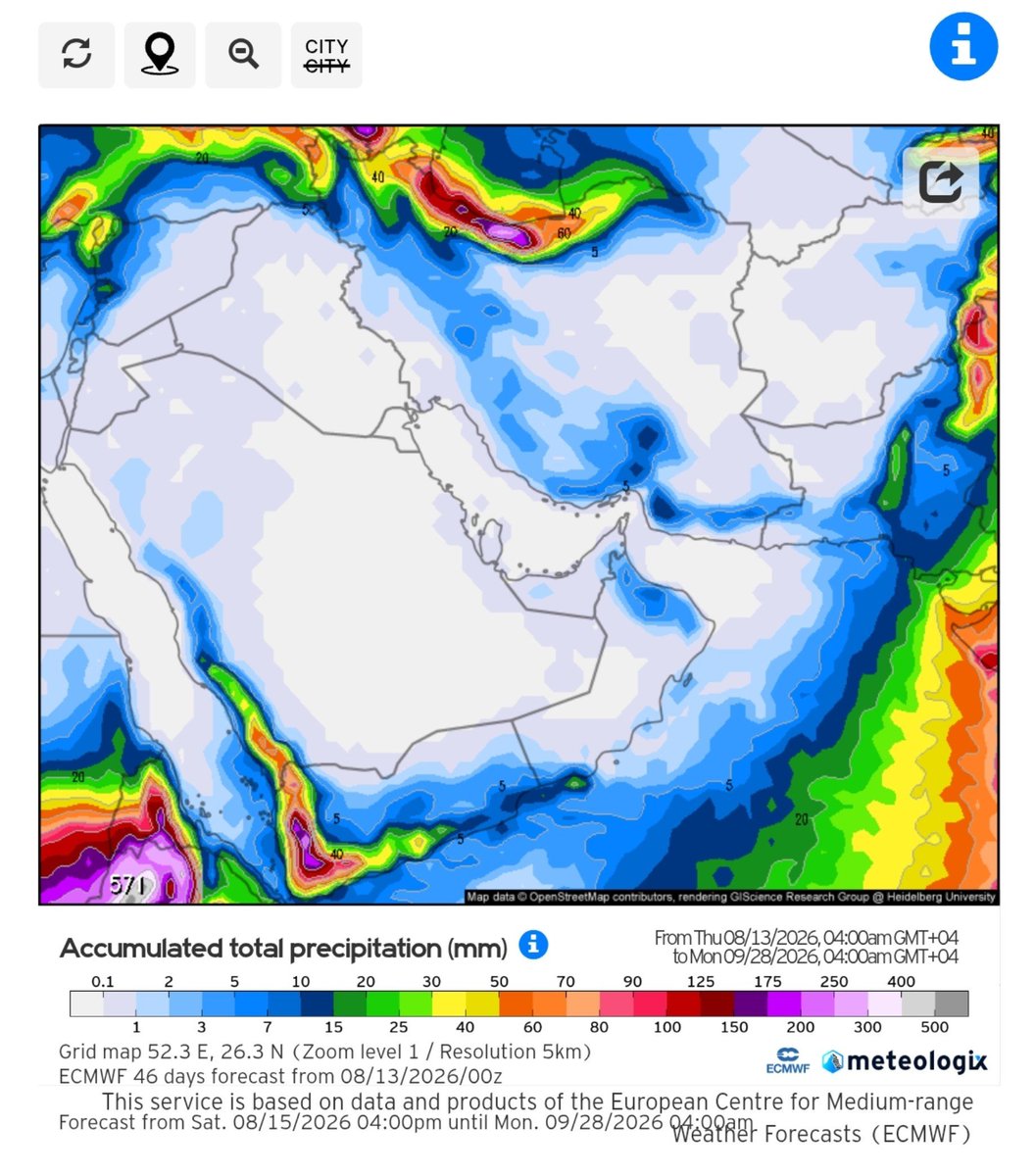 d_ist1nct's tweet photo. للمتابعة والاستئناس: 
خلال الفترة القادمه متوقع عودة نشاط موجات التكونات الرعدية الممطرة في جبال الحجر بشكل أسبوعي يومي بإذن الله تعالى..
هنا نضع مؤشر أيضا لإستطلاع حول أوضاع سبتمبر ٢٠٢٦ القادم ويتضح أن سيأخذ منحنى شبيه من أغسطس بشكل كبير خاصة النصف الأول منه وهناك يظهر أخدود سبتمبري ذو طفؤ افضل من السابق من الشمال الشرقي سيطفو في باكستان وإيران ويمتد أثره معنا في الاسبوع الاول من سبتمبر  القادم يعمل كمحفز للتكونات النشطة.
قبل أن تستمر هذه السلسلة من التكونات في اخر اسبوعين من أغسطس الجاري.
والله تعالى اعلم واحكم يبدو أننا مقبلين على فتره مبشرة وإيجابية لمناطق الجبال وما قربها.