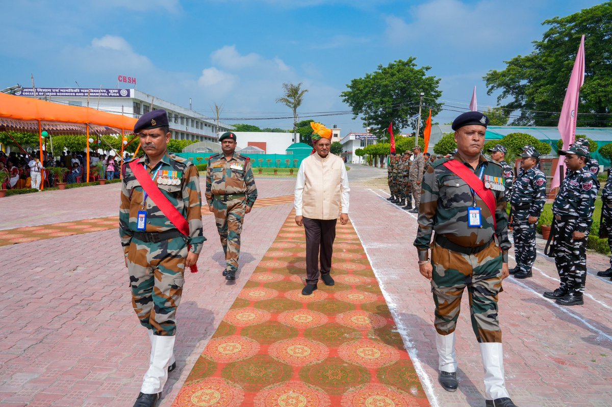 Rpcau_pusa's tweet photo. 🇮🇳 80वें स्वतंत्रता दिवस की हार्दिक शुभकामनाएँ! 🇮🇳

आइए, मिलकर एक मज़बूत, समृद्ध और आत्मनिर्भर भारत के निर्माण में अपना योगदान दें।

जय हिंद 🇮🇳 | वंदे मातरम् 🇮🇳

#IndependenceDay #ViksitBharat #freedom #RPCAU #pusa https://t.co/WUIi1fexz3