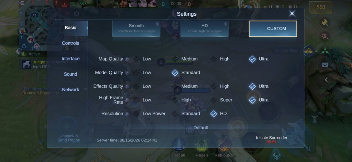 xxvdoort's tweet photo. Selain chat yang rata kanan, ternyata settingan game di hpku juga bisa rata kanan 😎 https://t.co/5lvNKGehUS
