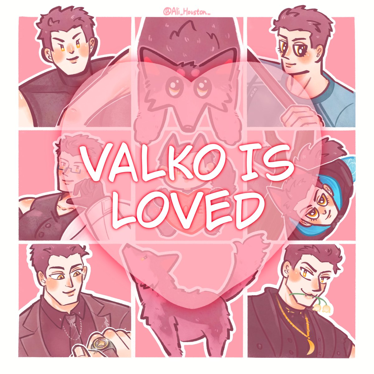 Ali_Houston_'s tweet photo. 《Qixi Fan Art Relay Event》

VALKO IS LOVED 💖
Piecing together a heart of support for our fluffy boy. He deserves all the love and a better treatment! 🐾✨
So happy to join this amazing relay!

next @HarukaHimesama
#ValkoWorldwide #ValkosPawPrints #BringValkoBack https://t.co/RzzOPJ15Kp