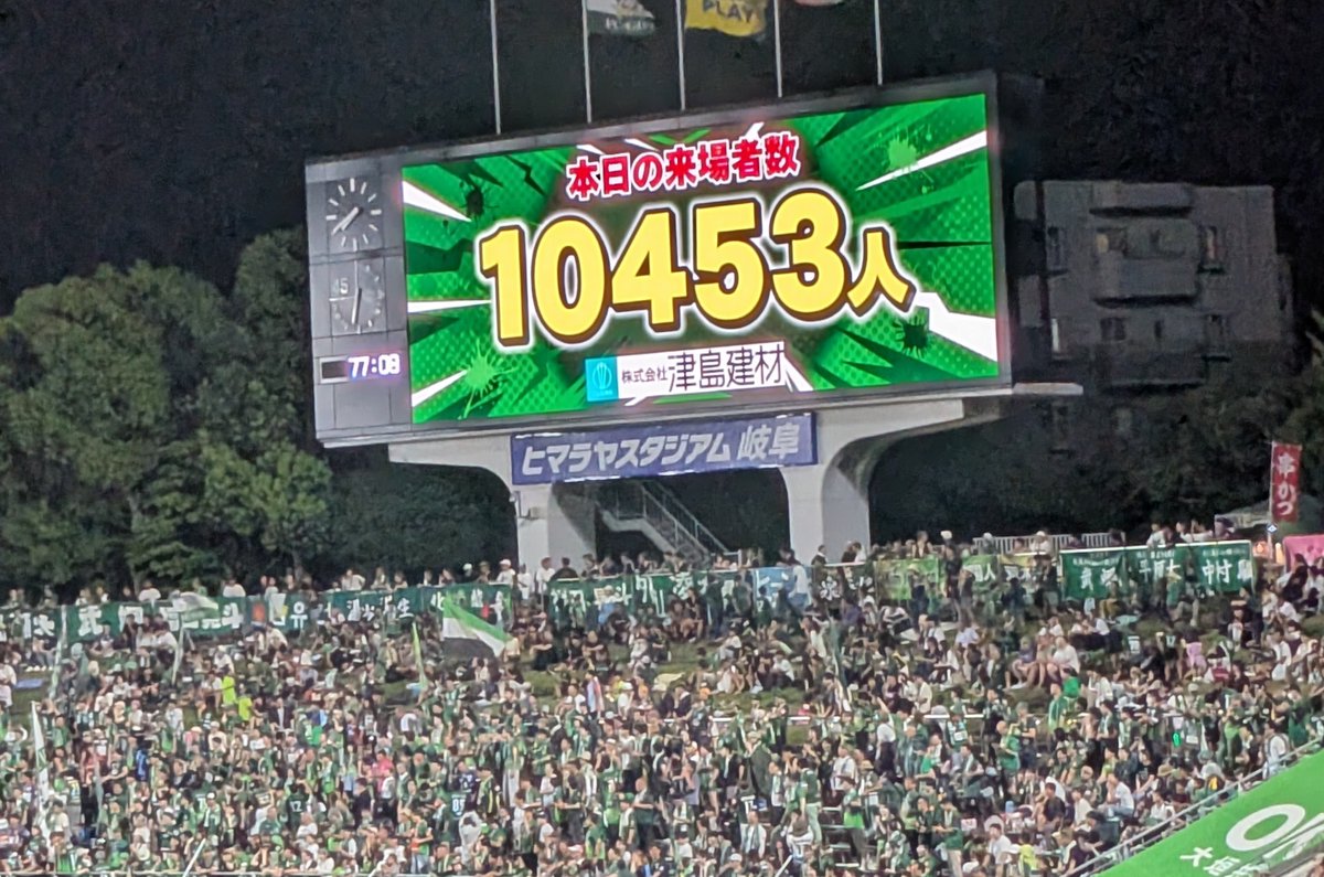 nomuhideo's tweet photo. 10,453人
#fcgifu https://t.co/o71vnZlfT4