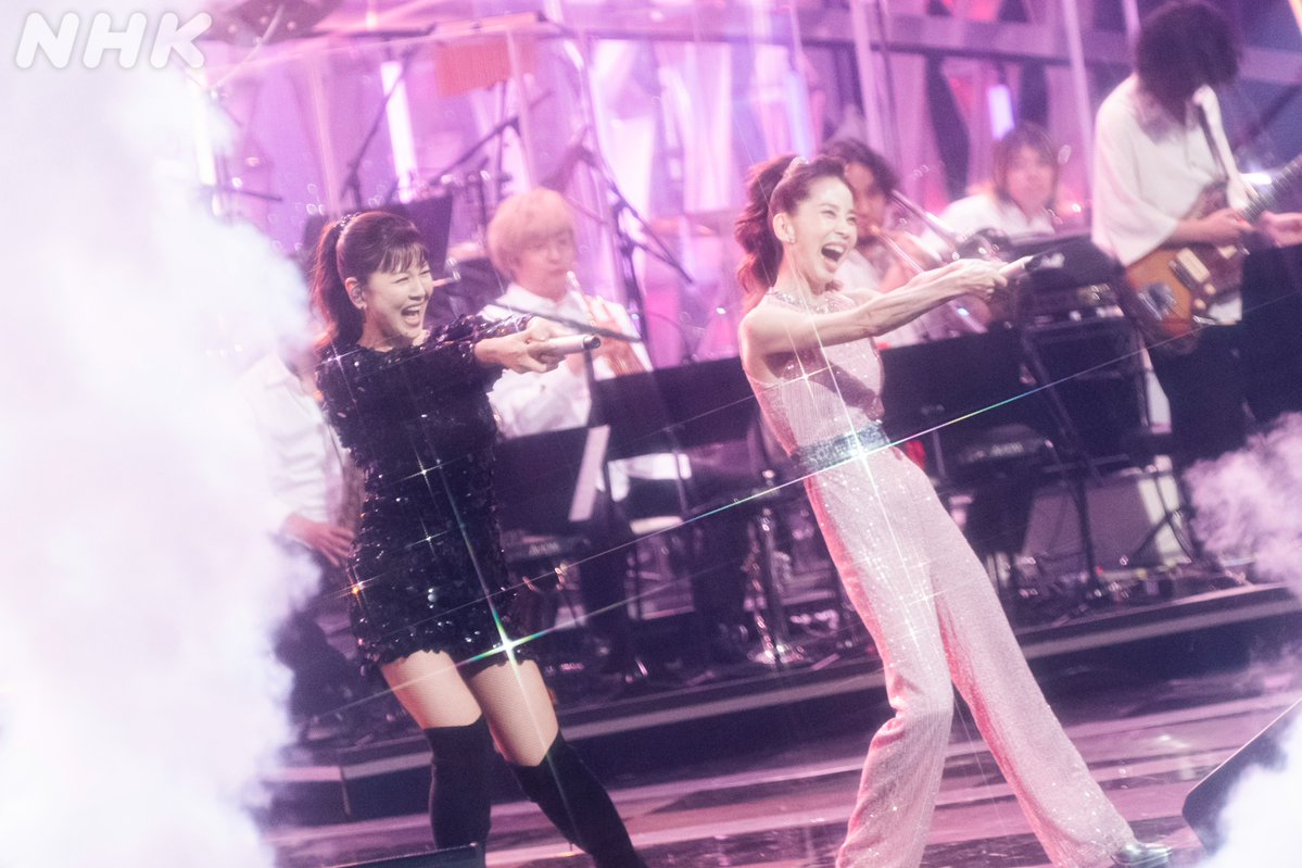 nhk_kouhaku's tweet photo. NHK夏の音楽祭 
#うたであえたら 2026🎵
🩵 NOW ON AIR 🩵

🎤#増田惠子×#南野陽子
「ペッパー警部」

🔽ここからすぐに見られます
https://t.co/HwPYYpRSAq

ピンク・レディーSPメドレー
まずはこの曲から🩷🚨 https://t.co/vcwyCZotHQ