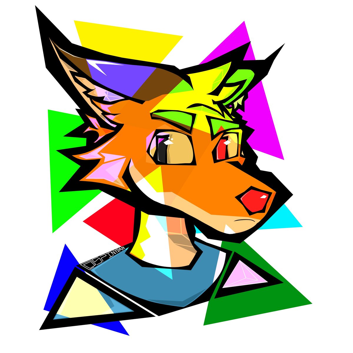 SpinyDan_'s tweet photo. Made a little gift for a friend. Haven't drawn foxes in a while :p

#art #furry #furryart #fox https://t.co/Nf4ZrIWn9Q