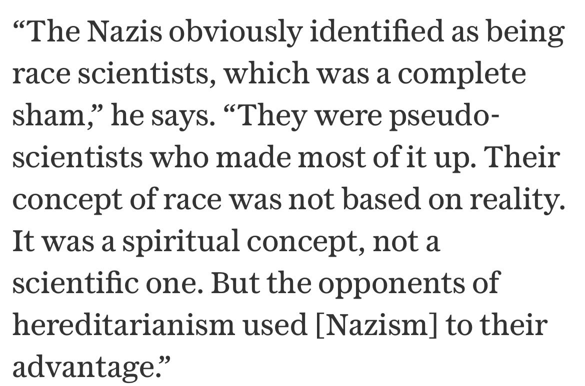 CFCLakaka_'s tweet photo. The real problem with Nazism was that their hereditarianism wasn’t actually scientifically grounded🤓 https://t.co/IkIKDzCRjo