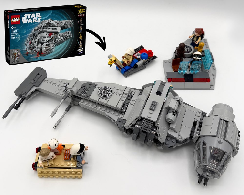 Matthew_Steely1's tweet photo. @Fleet_Trooper Maybe if you can get the smart play falcon on a really good clearance sale, there’s a great alt build on rebrickable https://t.co/p0FzjR8dfY
