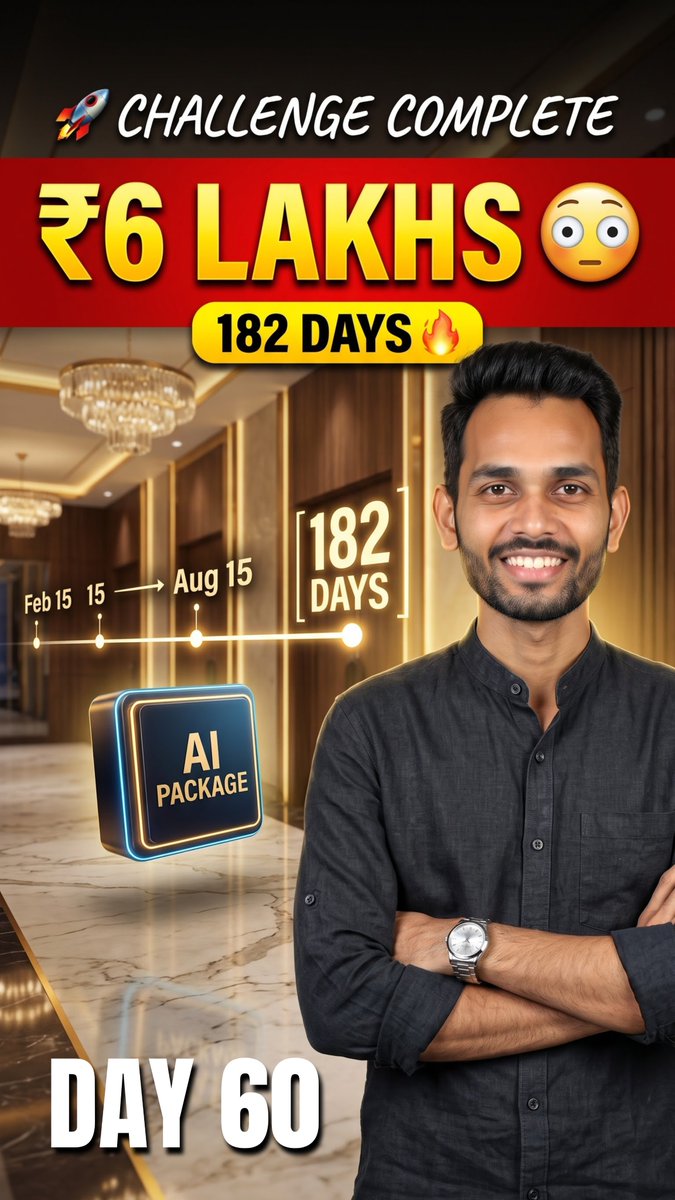 proroles's tweet photo. 🏆Day 60 - THE ₹6 LAKHS EARNING CHALLENGE IS FINALLY COMPLETE! 🚀Day 60 of the ₹6 Lakhs Challenge in 60 Days!

👉 Follow us for more updates: @proroles.digital
📞 Contact us: +91 90636 85566
🌐 Website: https://t.co/IbR4kbhI9M
📩 Email: prorolesdigital@gmail.com https://t.co/Du4gV5Ncnz