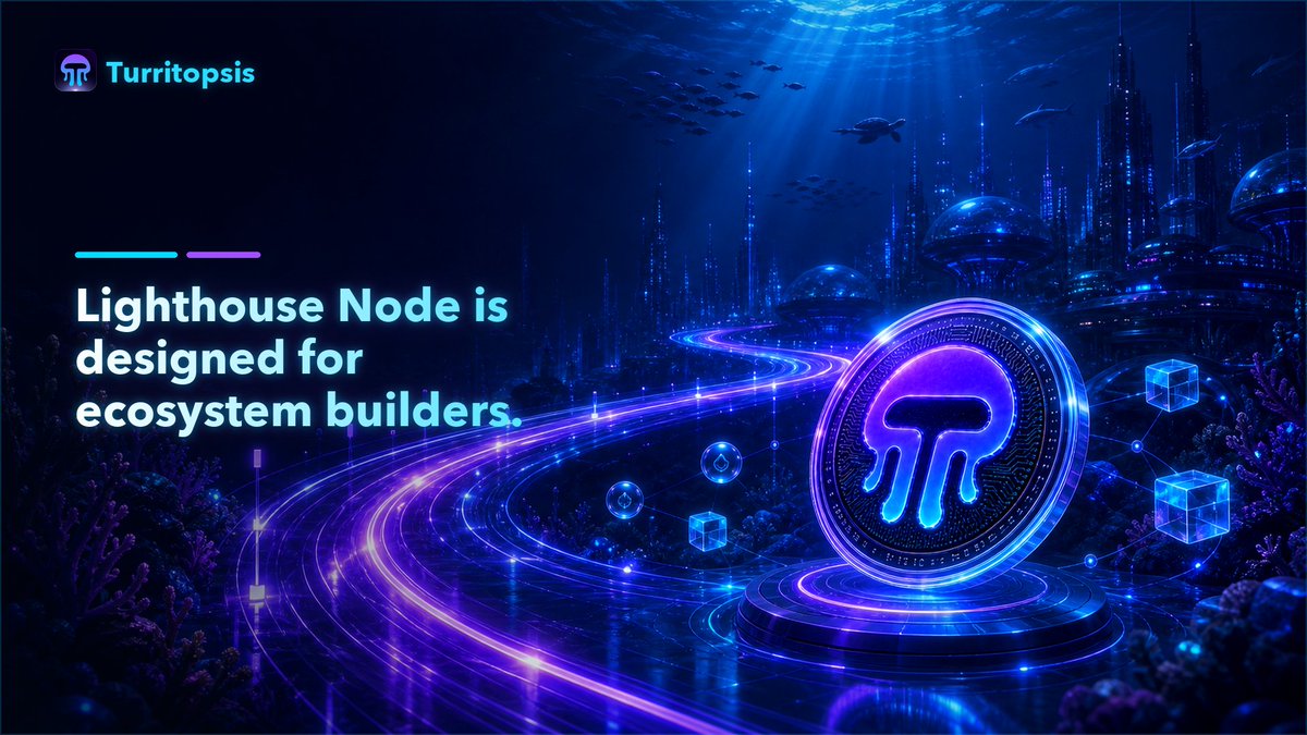 Turritopsis_TT's tweet photo. Lighthouse Node is designed for ecosystem builders.
It connects community expansion, regional collaboration, node identity, contribution growth, and long-term participation into the Turritopsis coordination network.
#LighthouseNode #Turritopsis #Web3Community https://t.co/EGj8iLG5B4
