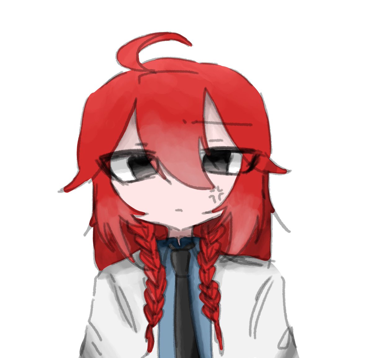 beeeeeeeeam4444's tweet photo. お下げ三つ編みなキド先 https://t.co/l590nRIva2