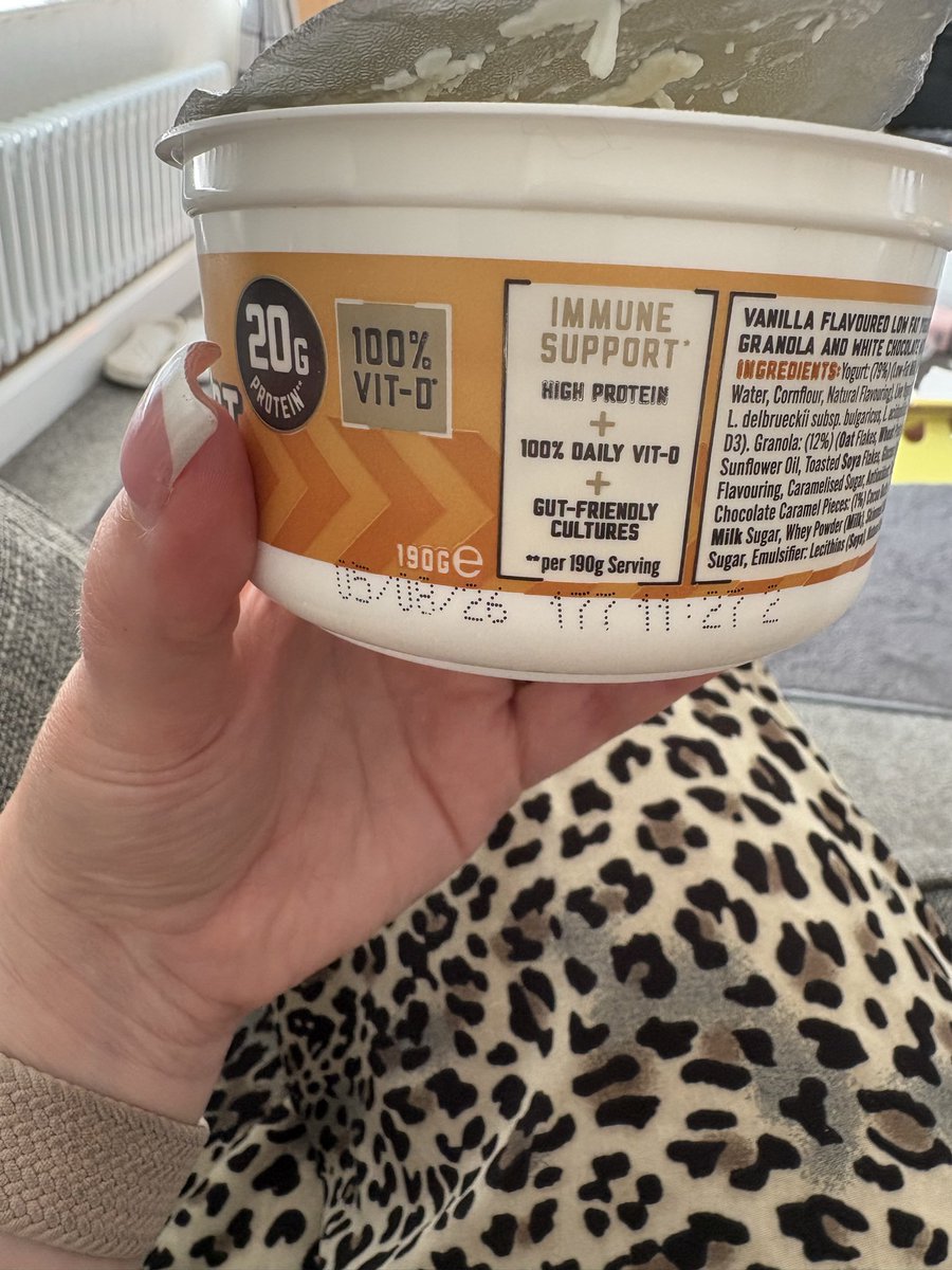 Ami2789's tweet photo. @Morrisons just bought this yoghurt as part of a meal deal today 15/08/26 however it went out of date on the 05/08/26. Very disappointing https://t.co/FT2jWDYOIH