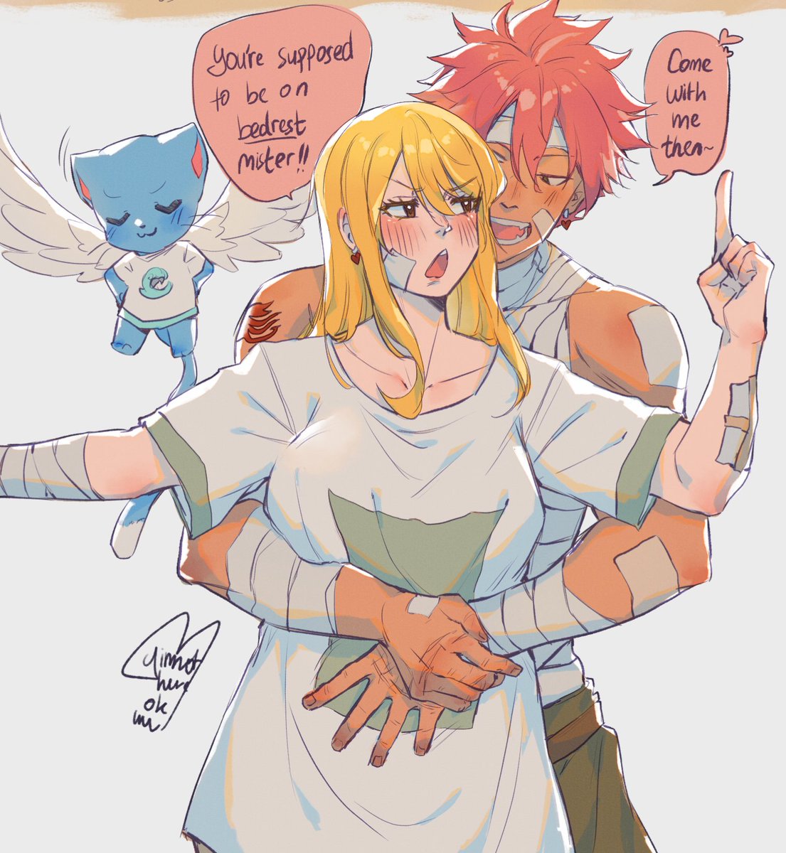imnothereokuwu's tweet photo. After-Mission Cleanup 

#fairytail #nalu https://t.co/9sEkXsbBGU