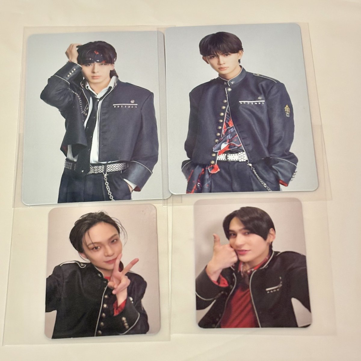 jy__nya's tweet photo. EBiDAN Yes！東京 Y東 トレカ 交換
ワンエン盤

【譲】 EIKU×3、NAOYA(通常トレカ)
REI、TETTA×3(小トレカ)

【求】 HAYATO

郵送でのお取引になります
お気軽にお声掛けください
#ワンエン交換 #エビダン交換 #Yes東京 https://t.co/xSFji5Hq7Y